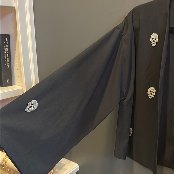 Chaser | Black Skull Embellished Jacket | Women’s Blazer | Medium - Picture 8 of 10